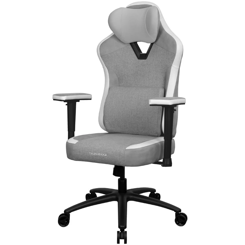 Uniwersalny fotel gamingowy ThunderX3 EAZE Loft Wyściełane siedzisko Szary 125 kg