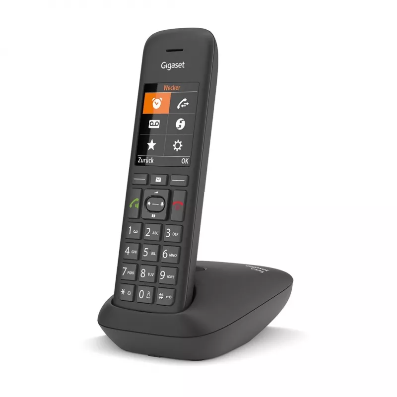 Gigaset C575 Telefon analogowy/DECT z identyfikacją rozmówcy Czarny