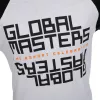 T-shirt Global Masters GM Text - Biały (XL)