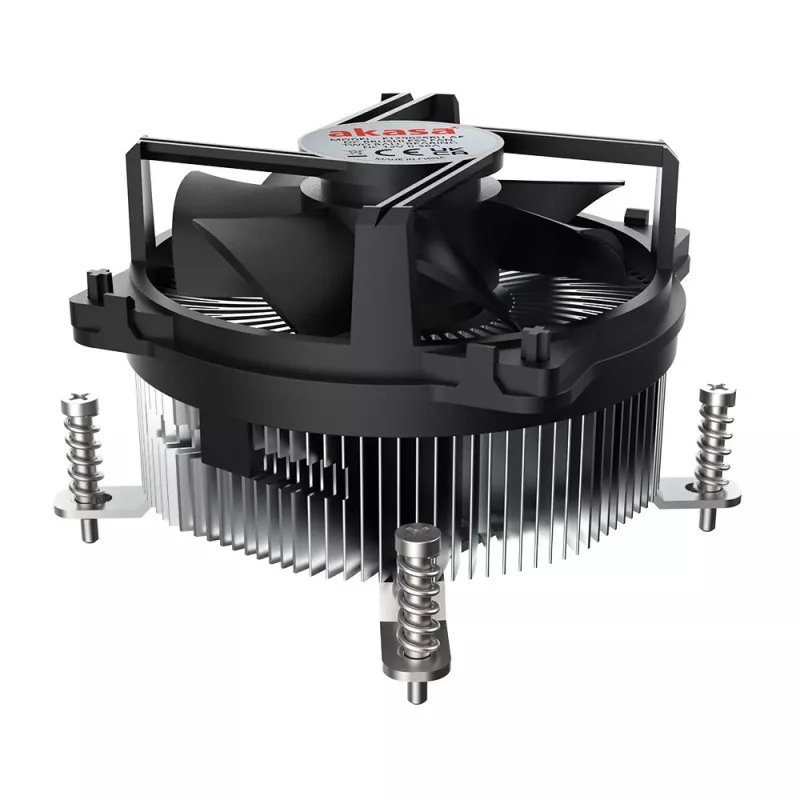 Chłodnica hybrydowa Akasa Intel LGA1700 9 cm aluminium, czarna 1 szt.
