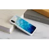 Etui na smartfon iKins do iPhone XS/S niebieskie jezioro białe