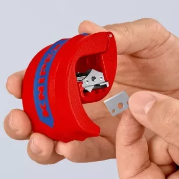 KNIPEX ręczny obcinak do rur z PVC i tulei uszczelniających