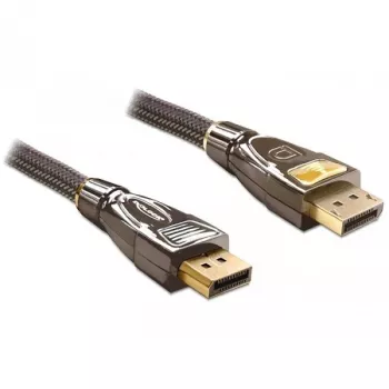 Kabel DisplayPort DeLOCK 82770 1 m Czarny Brązowy