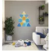 Trójkątne panele LED Nanoleaf NL47-0002TW-9PK — zestaw 9 paneli RGB do montażu na ścianie, zasilanie AC, białe