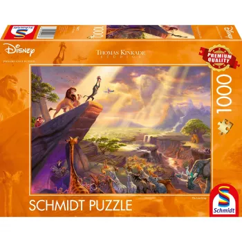 Thomas Kinkade Studios: Disney Dreams Collection - Król Lew, Puzzle 1000 elementów