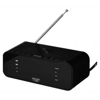 Ceas Cu Radio, Alarma Si Incarcator Wireless Adler AD 1192B