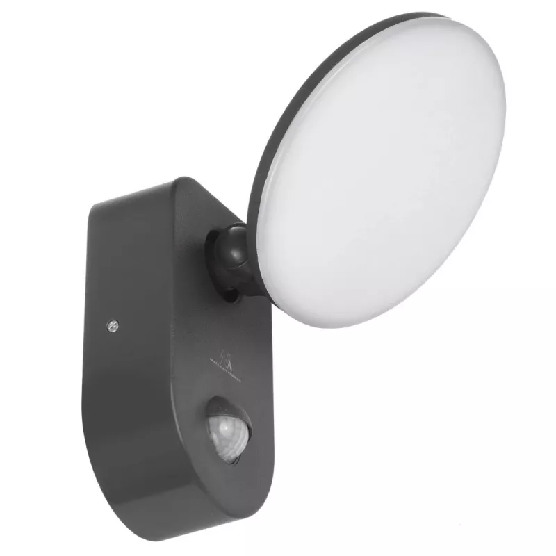 Kinkiet MACLEAN MCE367 LED z czujnikiem PIR, zewnętrzna lampa ścienna LED z detektorem ruchu