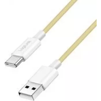 Kabel LogiLink USB 2.0 Typu C wtyk/wtyk na wtyk/wtyk USB A 60W żółty 1,5 m