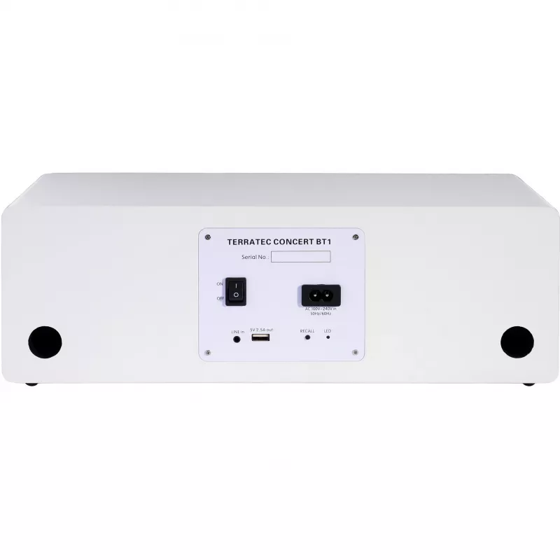 Terratec Concert BT 1 - 2.0 - Wbudowany - 2-drożny - Bezprzewodowy - Bluetooth - Bluetooth (130660)