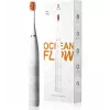 Sonic toothbrush OCLEAN FLOW Adult — bateria-powered, whitening mode, integrated timer, adjustable speed, 255 mm height, biały, 0.13 kg, 1 handle + 1 brush head