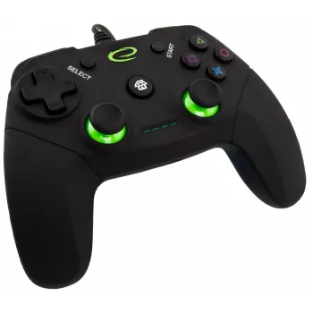 Gamepad ESPERANZA EGG110K przewodowy USB z wibracją, 12 przycisków, kabel 1,5 m — do PC i PS3