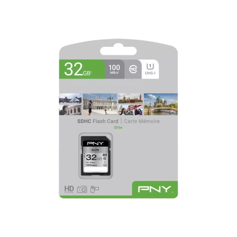 Pamięć Flash PNY 32 GB SDHC UHS-I Klasa 10 P-SD32GU1100EL-GE