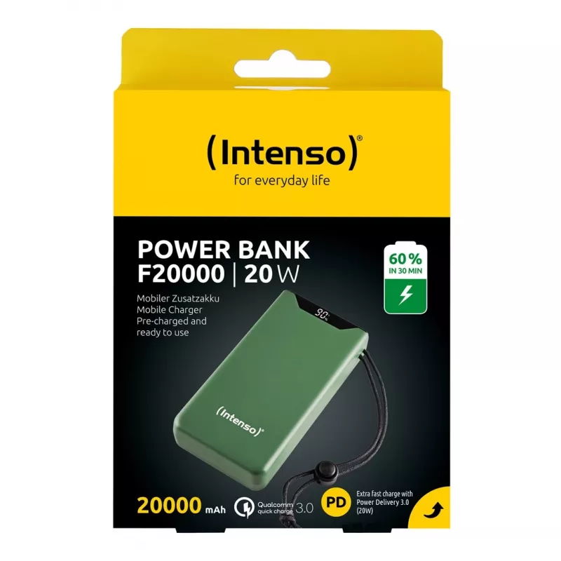 Intenso 7332057 powerbank litowo-polimerowy 20000 mAh zielony