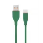 Kabel USB Type-C do ładowania i transmisji danych, 1,5 m, zielony