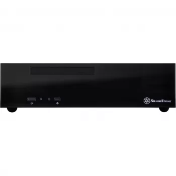 SilverStone MILO ML09 - Desktop - Mini-ITX - bez zasilacza (SFX12V) - Czarny - USB/Audio (SST-ML09B)