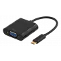 Adapter kablowy wideo Deltaco USBC-1098