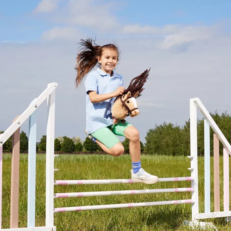 Koń na patyku HOPPIHORSE Hobby Horse A3 beżowy