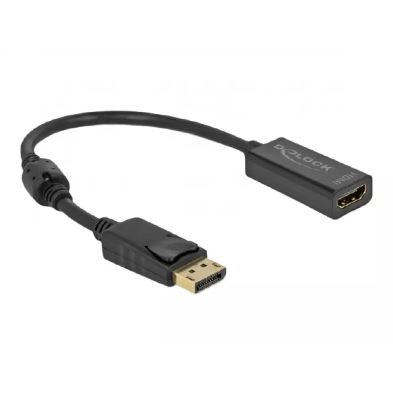 Adapter DisplayPort 1.2 męski na HDMI żeński 4K DeLOCK 63559