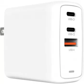 Ładowarka Creative Labs 67W GaN 1x USB-A 2x USB-C PD — 67W sumaryczna moc wyjściowa, technologia GaN