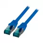 Kabel krosowy EFB-Elektronik RJ45 kat.6A S/FTP LSZH niebieski 10m Producent: EFB Elektronik (MK6001.10BL)