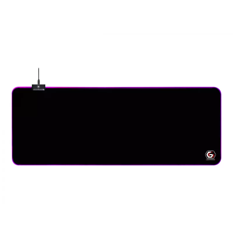 Podkładka pod mysz Gembird MP-GAMELED-L Gaming mouse pad Czarny