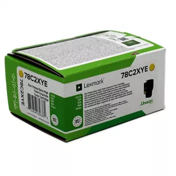 Lexmark 78C2XYE kaseta z tonerem 1 szt. Oryginalny żółty