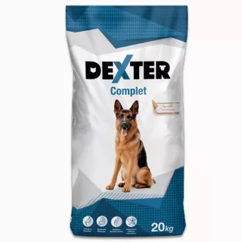 Sucha karma dla psa HURTOWNIA KARM Dexter Complete dla dużych ras 20 kg, smak mięsny, białko 21,5%, tłuszcz 7,5%