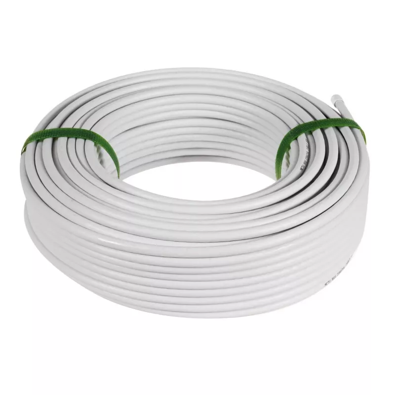 Kabel koncentryczny Maclean MCTV-471 RG-6/U 50 m biały