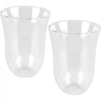 Kieliszek do kawy DeLonghi De’Longhi 5513214611 przezroczysty szklany 2 szt. 220 ml 117 mm