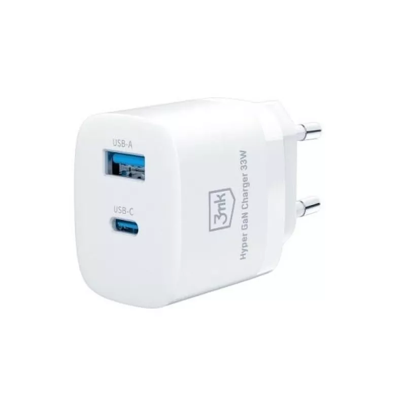 Ładowarka 33W GaN PD 1xUSB-A+1xUSB-A