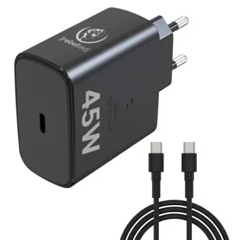 Szybka ładowarka Rebeltec USB-C RBLAKT00026 45W do notebooków i telefonów