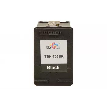 Print, Cartucce, Ink HP DJ D730/F735 Czarny regenerowany TBH-703BR (HP Nr. 703 CD887AE)
