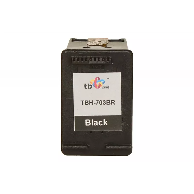 Print, Cartucce, Ink HP DJ D730/F735 Czarny regenerowany TBH-703BR (HP Nr. 703 CD887AE)