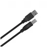 Lanberg CA-USBA-11CC-0010-BK Kabel USB 1 m 2.0 USB B Czarny