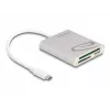 Czytnik kart DeLOCK 91005 USB 3.2 Gen 1 Type-C szary CF MMC MicroSD