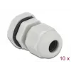 Przepust kablowy DeLOCK 60193 szary plastik 10 szt.