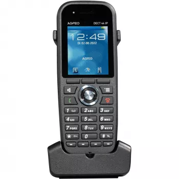 Słuchawka DECT agfeo hypervoice DECT44 IP do VoIP – bezprzewodowa słuchawka SIP, kompatybilna z bazami DECT IP