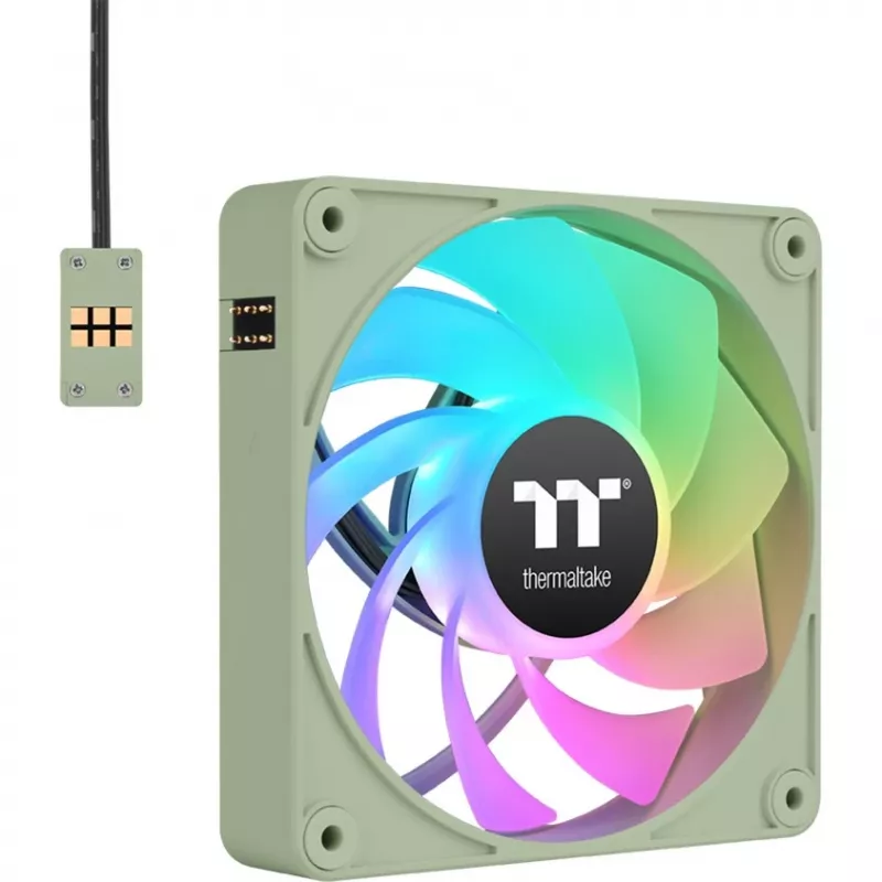 Thermaltake CT120 EX Reverse ARGB Sync 120mm 3-Pack Case Fans - Matcha zielony