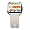 Smartwatch Zeblaze GTS 4 — 1,94 cala (4,93 cm) AMOLED 466×466 px, ekran dotykowy, Wi‑Fi, metalowa obudowa, silikonowy pasek (biały)
