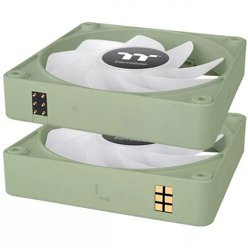 Thermaltake CT140 EX Reverse ARGB 140mm Ventylator 3-Pack - Matcha zielony