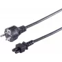 Kabel zasilający helos 60001 — 1.8 m Schuko (typ F) do 3-biegunowego złącza C5