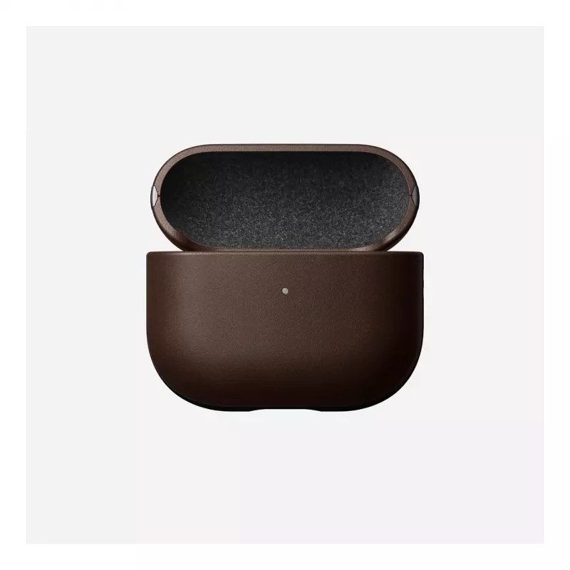 Skórzane etui Nomad V3 Rustic Brown do AirPods — ochronny pokrowiec skórzany na etui ładujące AirPods