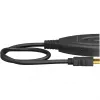 HDMI-Umschaltbox 3 to 1 (4K @ 60 Hz), przełącznik HDMI (czarny, kabel 55 cm)