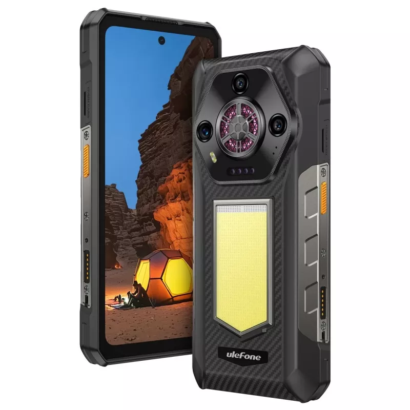 Wytrzymały smartfon UleFone Armor 30 4G z Helio, 12 GB RAM, 512 GB pamięci, Czarny, klasa energetyczna A
