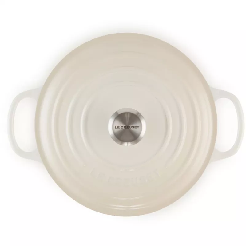 Le Creuset Signature Roaster okrągły 26cm beza (21177267164430)