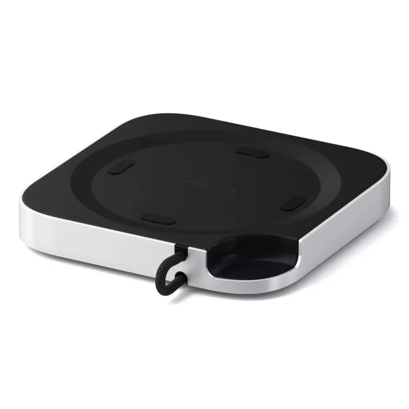 Satechi laptop dock/port replicator ST-GNMMES — przewodowy hub USB 3.2 Gen 2 Type-C, USB-A i SD, srebrny