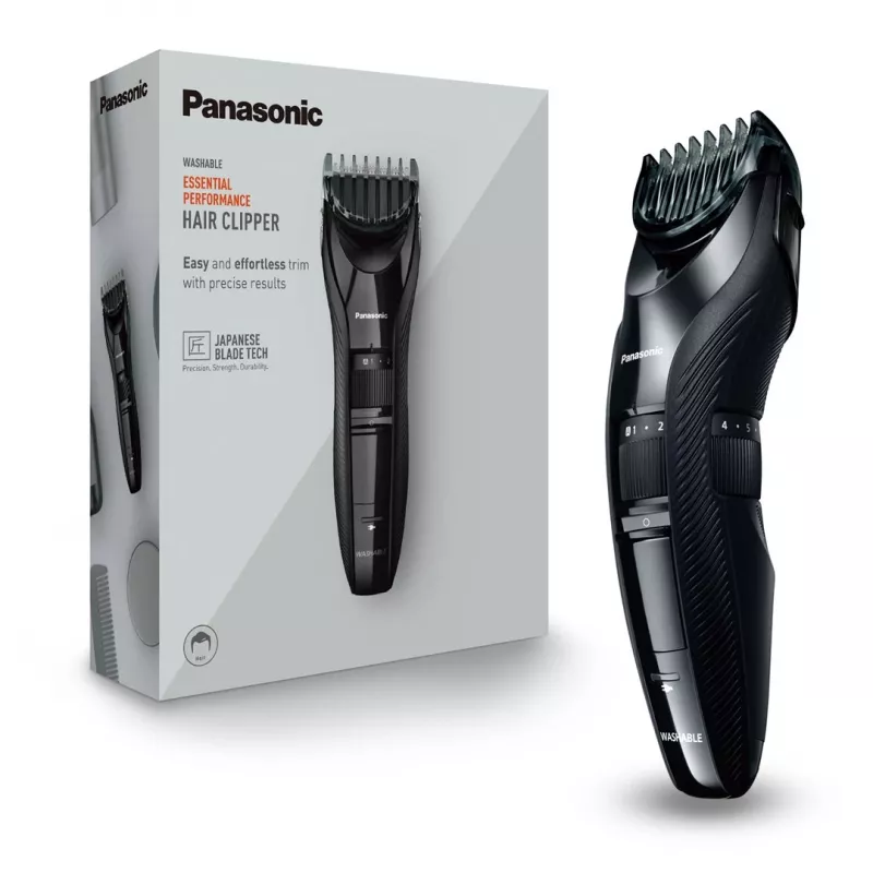 Maszynka do strzyżenia włosów Panasonic ER-GC53, 19 ustawień długości, czarna