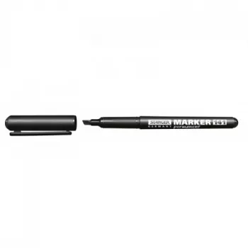 Permanentny marker Stanger M141, czarny tusz, końcówka 1–3 mm