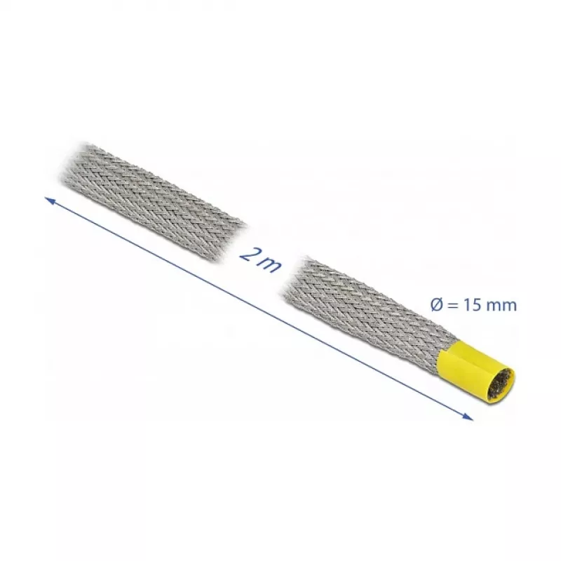 Osłona na kable DeLOCK 20789 szara
