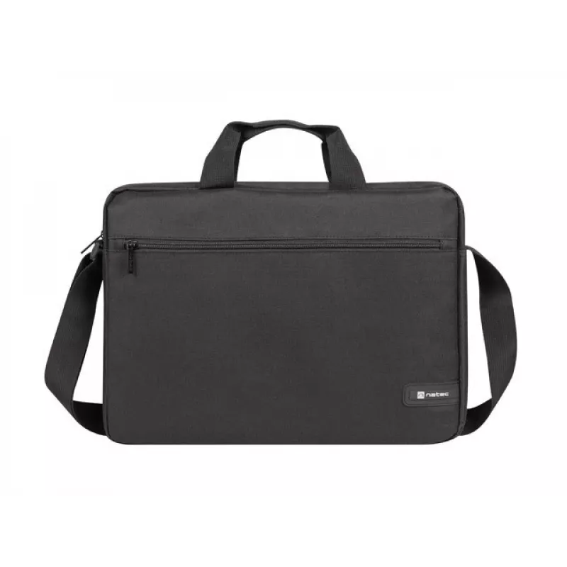 Aktówka NATEC Wallaroo 39,6 cm (15,6 cala) — Aktówka na laptopa z poliestru, pasuje do ekranów 15,6 cala, czarna